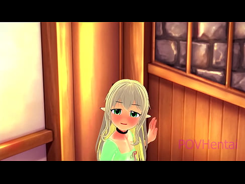 ❤️ (Trap) Elvish mjakazi hukusaidia kunawa uso wako. Ngono bora
